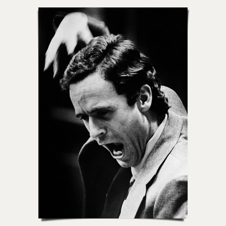 Ted Bundy Serial Killer Art Print A4 Size - Etsy