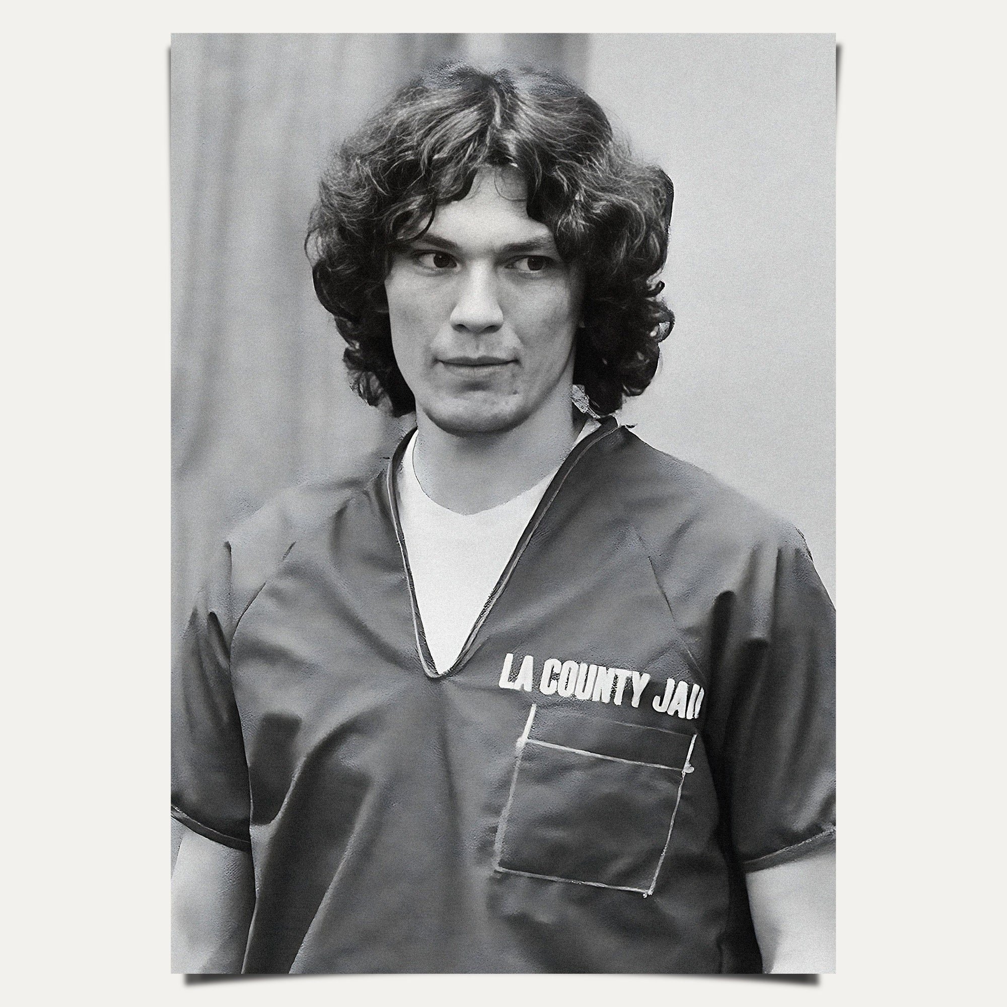 Richard Ramirez the Night Stalker 1986 Trial Photo Serial Etsy