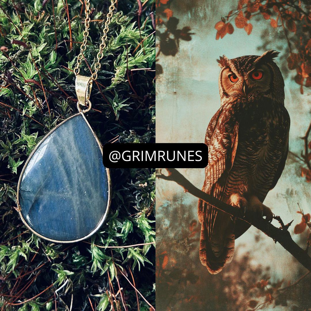 Owl Spirit Companion Owl Spirit Vessel Magic Necklace