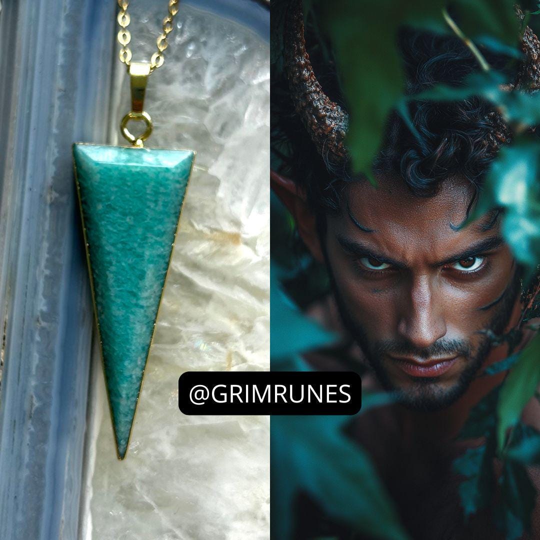 Male Incubus Spirit Companion Incubus Spirit Vessel Magic Necklace