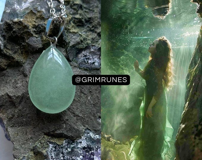 So Rite Spirit Water Sprite Spirit Companion Spirit Vessel Magic Necklace - Etsy