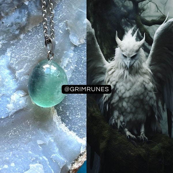 WITCH FAMILIAR Female Ancient Spirit Companion Exlusive Object Necklace