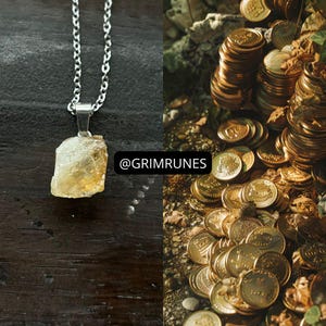 Money Abundance Ancient Spell Necklace