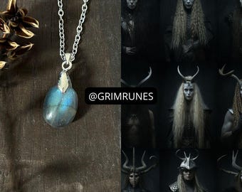 Völuspá's Gateway Spell Enchanced Necklace