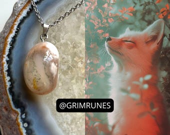 Kitsune Spirit Companion Kitsune Spirit Vessel Magic Necklace