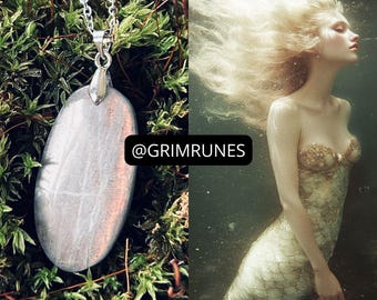 Mermaid spirit companion Attuned Object Necklace