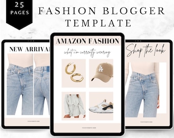 Plantilla LTK, 25 plantillas Liketoknow.it para Canva, Plantilla LTK Blogger, Guía de regalos LTK, Plantilla comprar mi publicación, Plantilla Me gusta saberlo