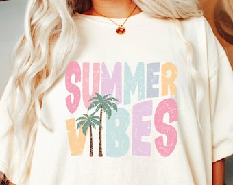 Camisa de verano de moda para días de playa y lago, regalo para hija, camiseta de verano, camisa de playa, camisa de lago, camisa de vacaciones, Hola verano, costera