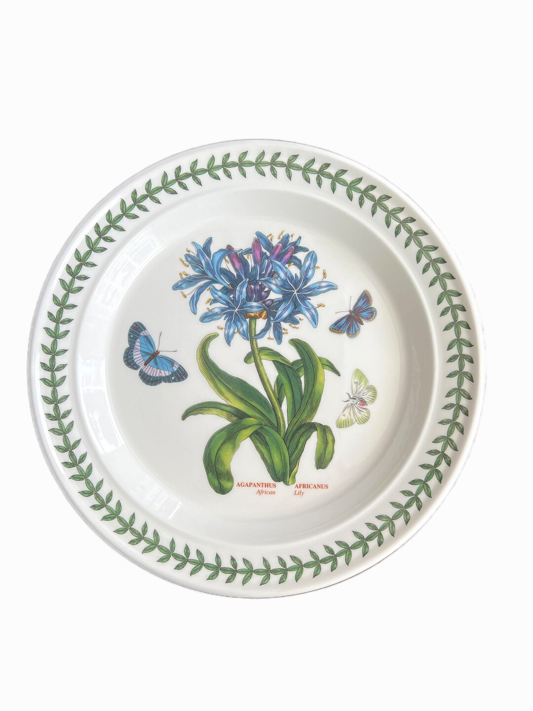 Portmeirion Botanic Garden Dinner Plate – Lily Flowered Azalea Design, 10.5 Inch, Fine China