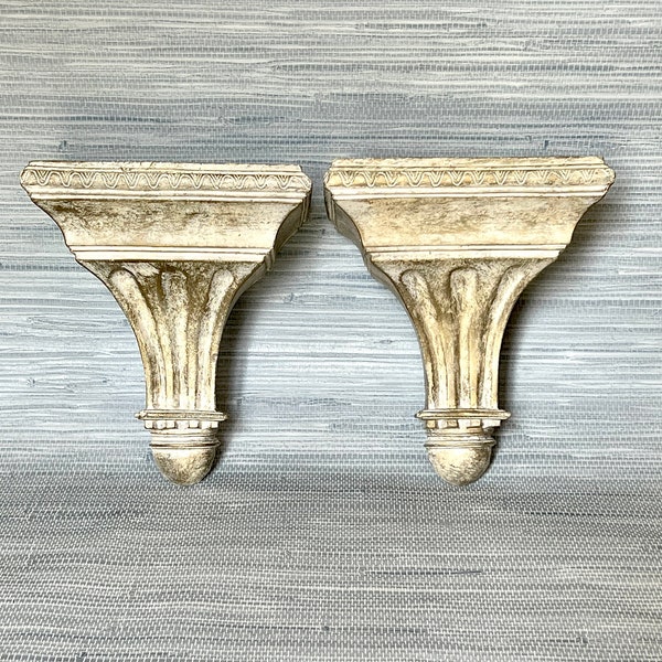 Pair of Decorative Wall Shelves