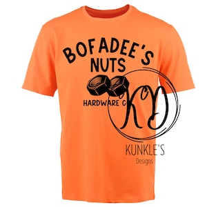 BOFADEE'S NUTS digital design, humor digital design, kläddesign, För killarna, Arbetsskjortor, Bygg
