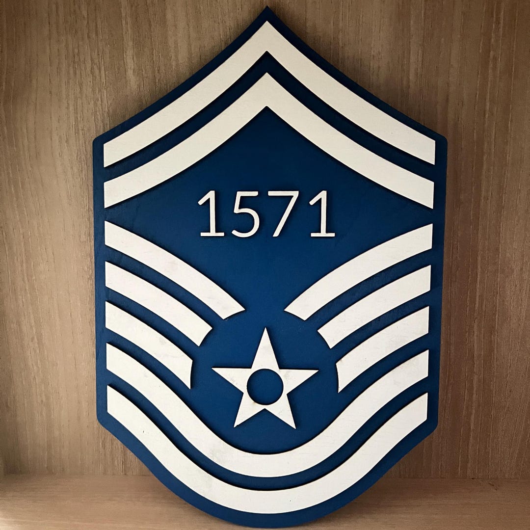 3D Wooden Personalized Military Line Number Plaque – 3D Birch Wood ...