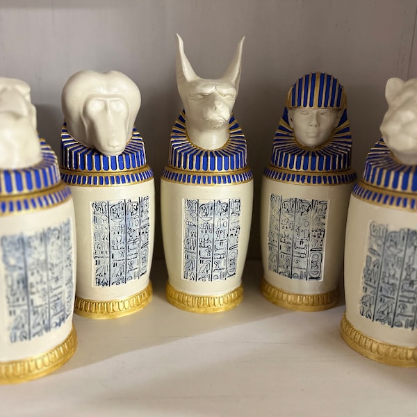 Egyptian Canopic Jars The Mummy