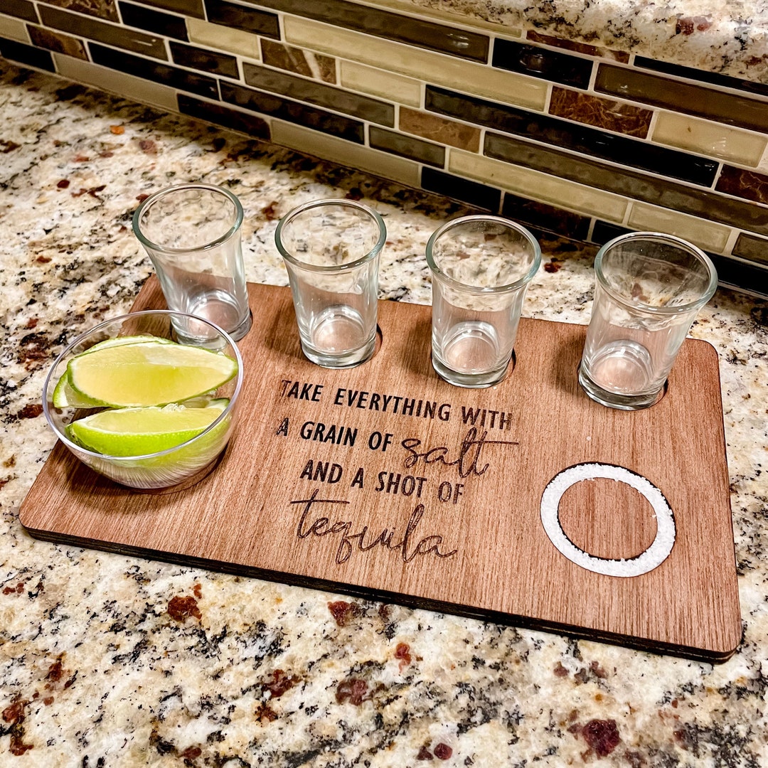 Tequila Flight Board Etsy