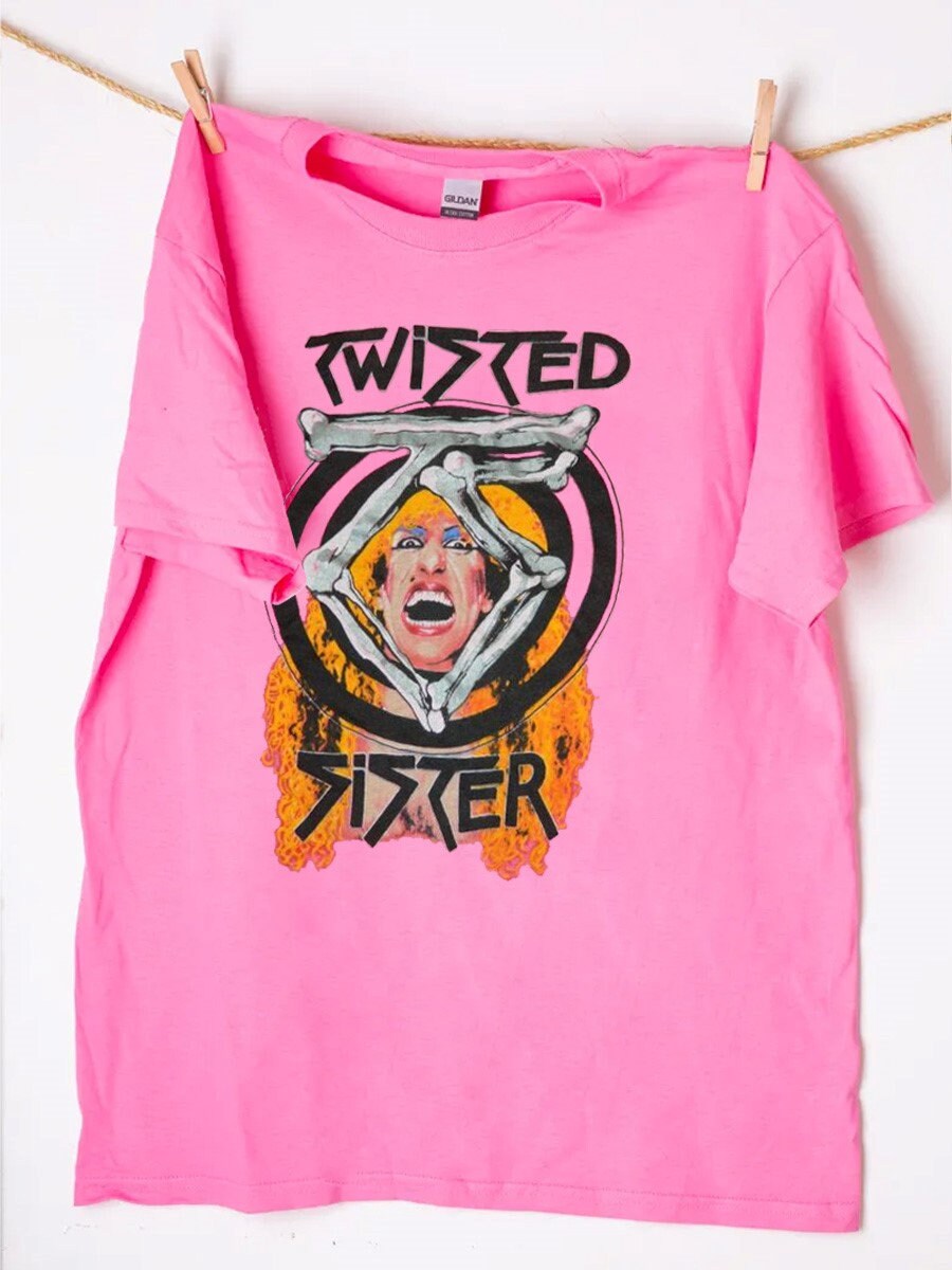 TWISTED SISTER 1984 Stay Hungry Tour T-Shirt, Twisted Sister Tour 1984 T-Shirt