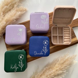 Schmuckkästchen Personalisiert | Schmuckschatulle | Geschenk | Individuell | Geburtstag | Aufbewahrung | Organizer | Hochzeit | Brautjungfer