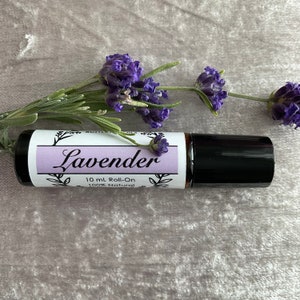Lavender Essential Oil, 10 mL Roll-0n