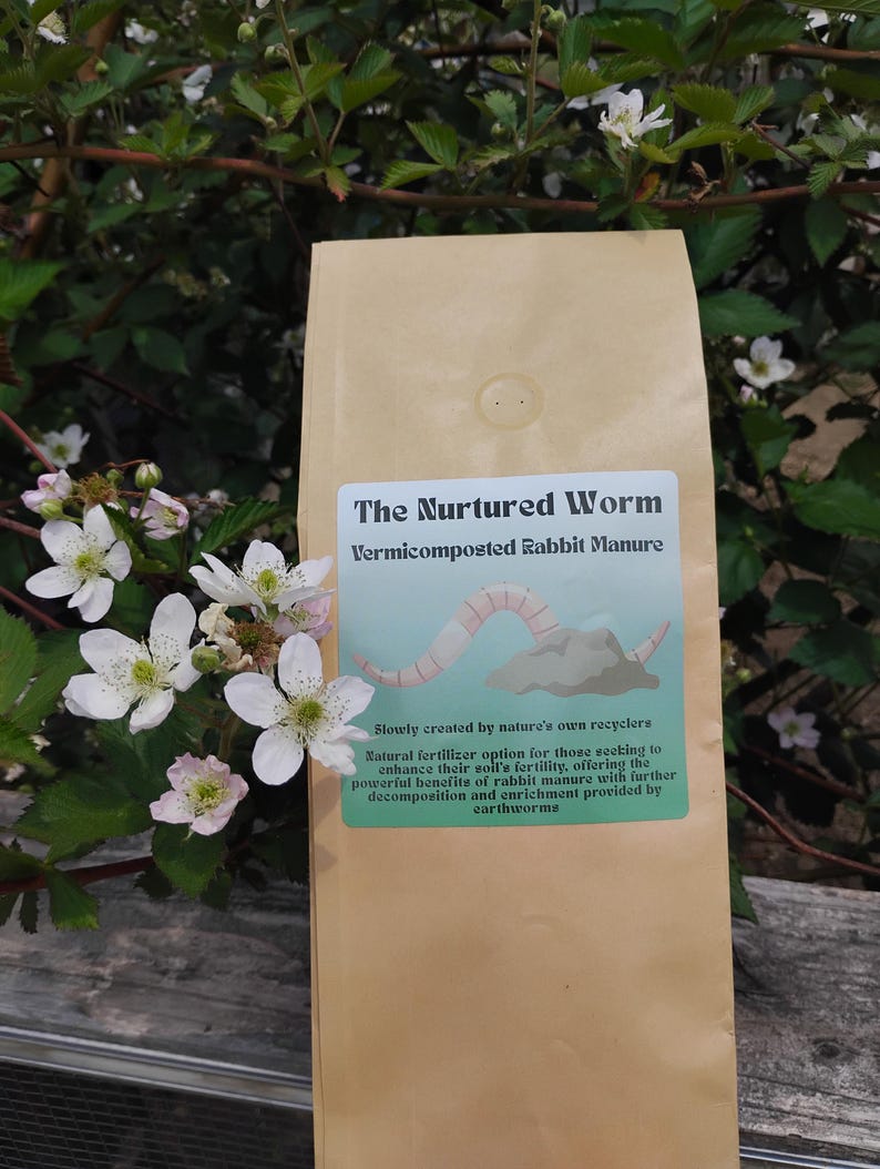 Sticker Manuring Vermicomposted Rabbit Manure 3lb - Etsy