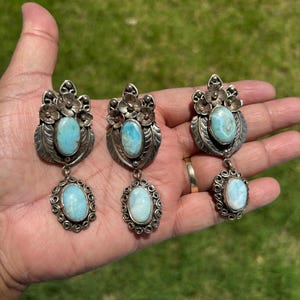 Tibetan Silver Larimar Pendant – Calming Ocean Stone Necklace | Handmade Boho Crystal Jewelry