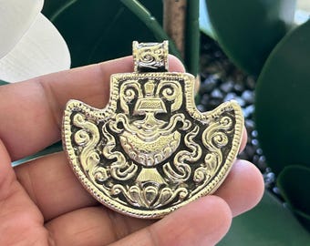 Silber-Overlay-Schatz-Vase-Anhänger – tibetischer Amulett-Schmuck