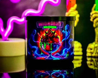 Griezelige geurkaars ijscoupe: gotisch decor voor een griezelige zomerse sfeer