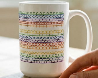 Hidden Message Coffee Mug: Anti-Trump Feminist Gift