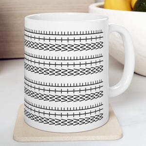 WTF Hidden Message Coffee Mug, Gift for Work Bestie, Funny Coffee Mug, Unique Gift Idea, Modern Coffee Lover Gift