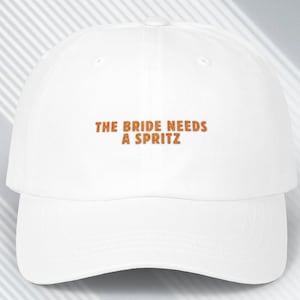 Embroidered Bride Dad Cap, Bachelorette Party Gift