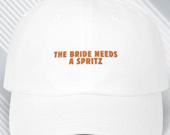 Embroidered Bride Dad Cap, Bachelorette Party Gift