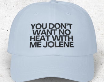 Lustige Meme Cap Jolene Act II Merch Geschenk Renaissance bestickt, virale Tiktok Meme Cap, Popkultur coole Mädchenmütze, Texas Hold Em y2k Country