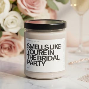 Bridesmaid Proposal Candle, Maid of Honor Gift, Funny Bridal Party Favor