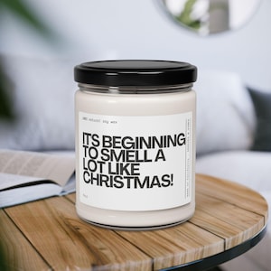 Bougie de Noël Smells much like Christmas Secret Santa Gift collègue, échange de cadeaux amusant, remplissage de bas amusant, cadeau bâillon de Noël, Noël