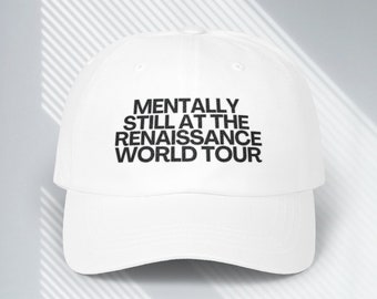 Psychisch still Renaissance Konzert Lustiger Hut Besticktes Cap, Fan Merch Geschenk, Renaissance World Tour Tickets, y2k meme hat dad cap Sommer