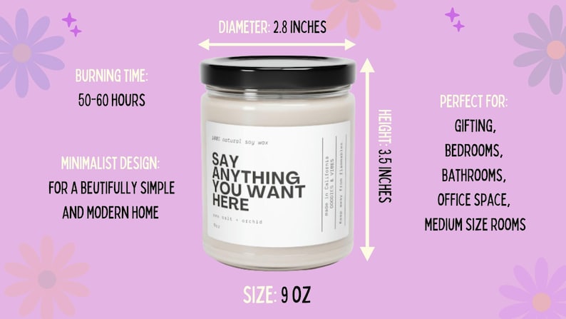 Funny Hingeversary Soy Candle, Online Dating Gift image 7