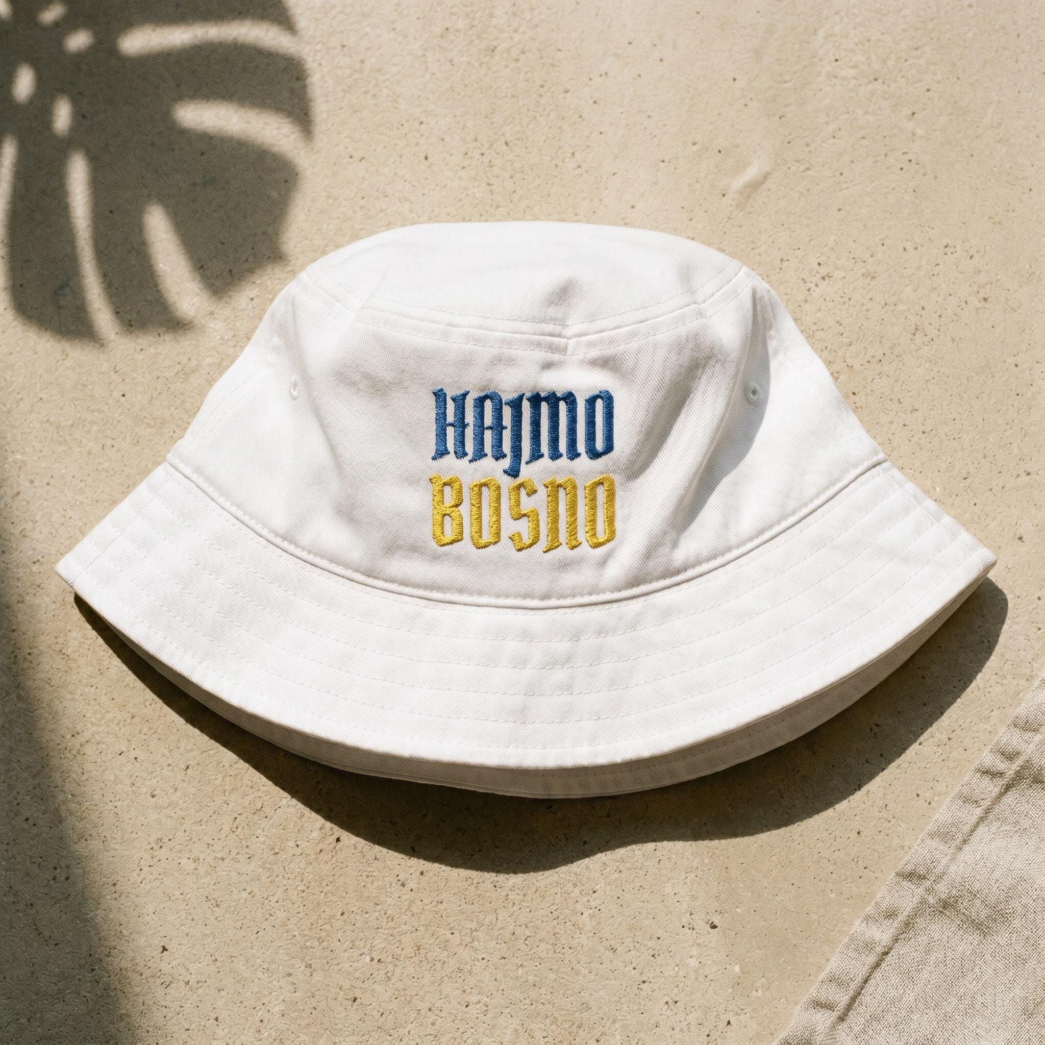 ZMAJEVI Bih Embroidered Bucket Hat, World Cup Bosnia Soccer Fan