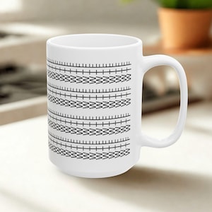 WTF Hidden Message Coffee Mug, Gift for Work Bestie, Funny Coffee Mug, Unique Gift Idea, Modern Coffee Lover Gift