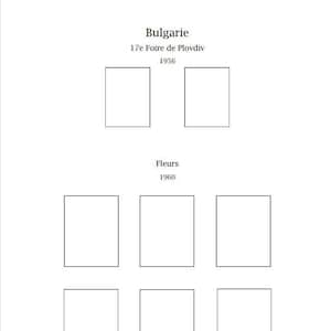 stamp collection sheet