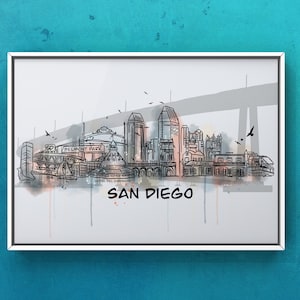 San Diego overzicht oranje