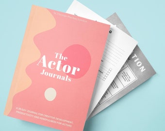 The Actor Journals | Gift for Actor, Acting Gift, Musical Theatre Gifts, Theatre Gift