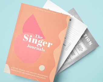 The Singer Journals | Singer Gift, Choir Gift , Musical Theatre Gifts, Stage School Gift