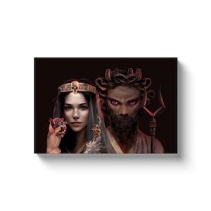 Hades and Persephone: hades, persephone, greek mythology, persephone statue, hades statue, persephone art, persephone altar, hades altar