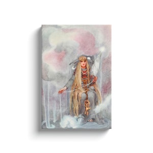 Freya, Queen Of The Northern Gods, Freyja, Freya Art, Freyja Art Print, Asatru, Freyja Statue, Freya Statue, Norse Altar, Norse Pagan Gods
