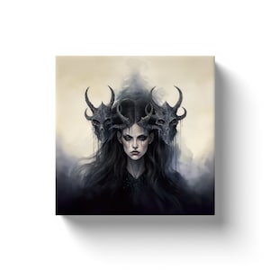 Lilith - lilith art print, lilith statue, lilith altar, sorceress, lilith pendant, lilith ring, lilith necklace, witchcraft, witchy wall art