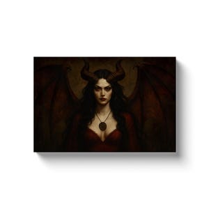 Lilith: Nocturne In Ember - lilith art, lilith art print, lilith statue, lilith altar, succubus art, occult art, burney relief, lilith sigil