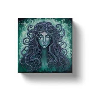 medusa, medusa art, medusa art print, gorgo, gorgon, gorgon art, gorgon art print, medusa statue, gorgon statue, medusa altar, gorgon altar