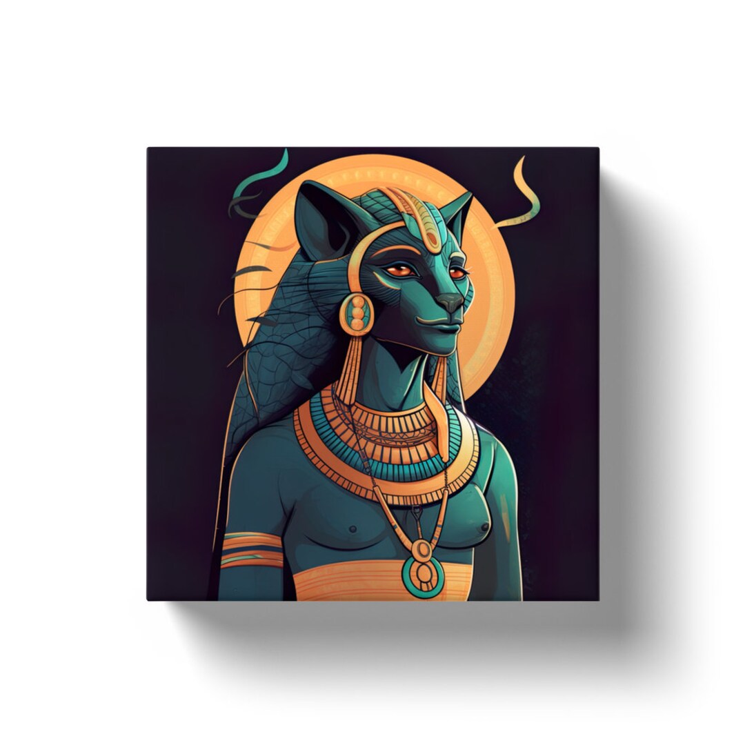 Bastet Bastet Art Bastet Art Print Bast Bastet Statue - Etsy