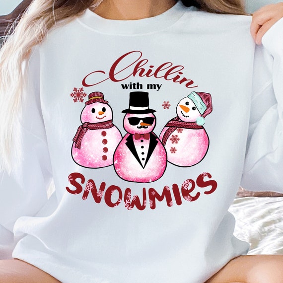Womens snowman online sweatshirt