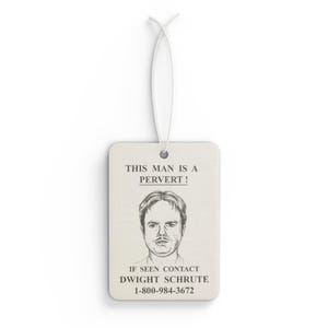 DWIGHTPERV Car Air Freshener