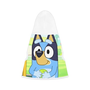 Sudadera con capucha para mascota Bluey