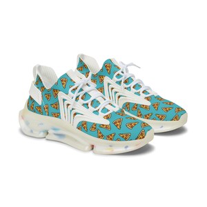 Pizza Party Women&#39;s Mesh Sneakers